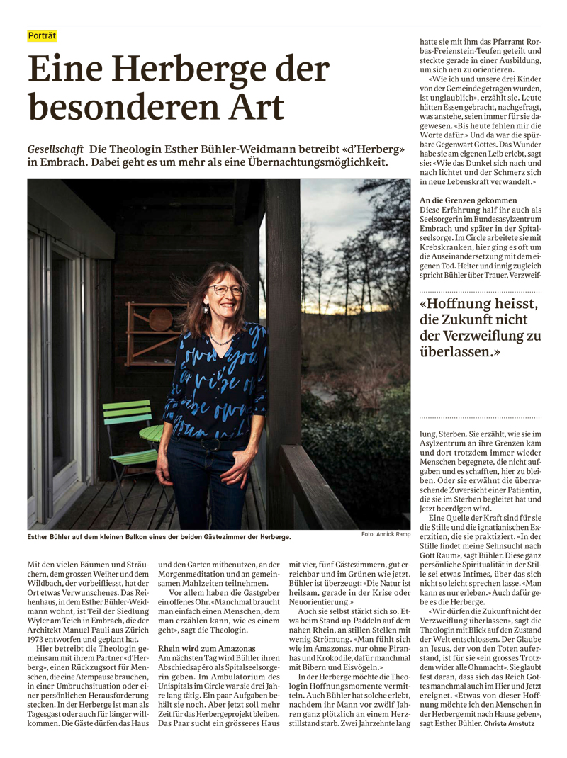 Artikel im «reformiert»